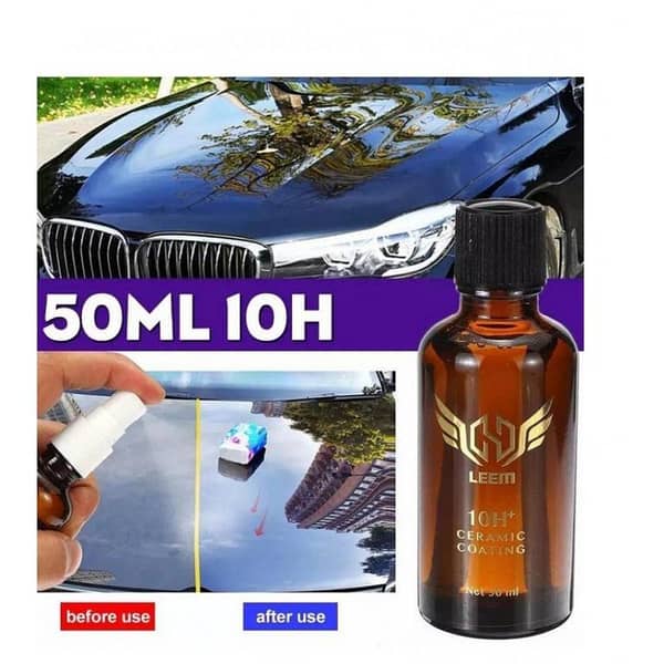 10H Automotive Nano Ceramic Paint Care Super Hydrophobic Coating 50 ML