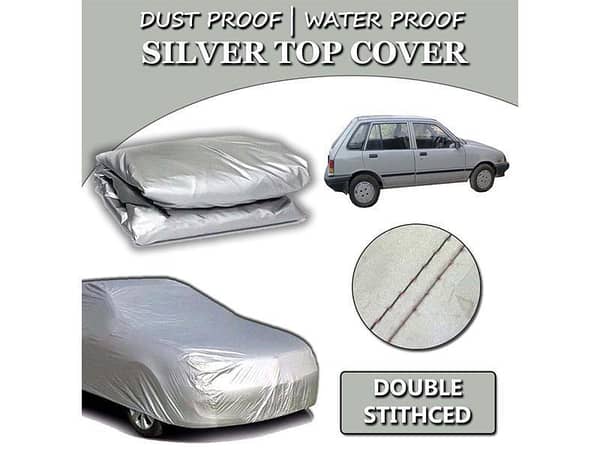 Suzuki Khyber 1989-1999 Parachute Silver Car Top Cover | Heat Proof | Double Stitched