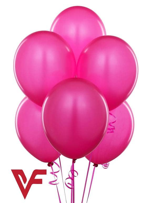 100-Pack 14-Inch Pink Pearl Shape Latex Balloons for Birthday Parties and Decorations