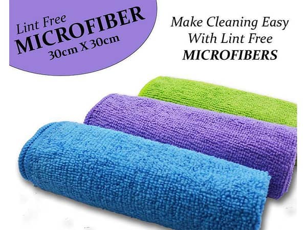Microfiber Cloth 30x30cm Single 300 GSM - Pack 3