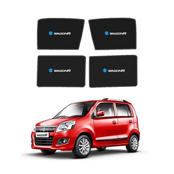 Sun Shades Suzuki Wagon R with Logo