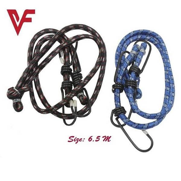 6.5mm Thick Road MTB Luggage Stacking Ropes Roof Rack Strap Hooks Traveling Cycling Bicycle motor cycle Bungee Cords Elastic Cord Strap Tie Fixed Band Hook Bike Rope