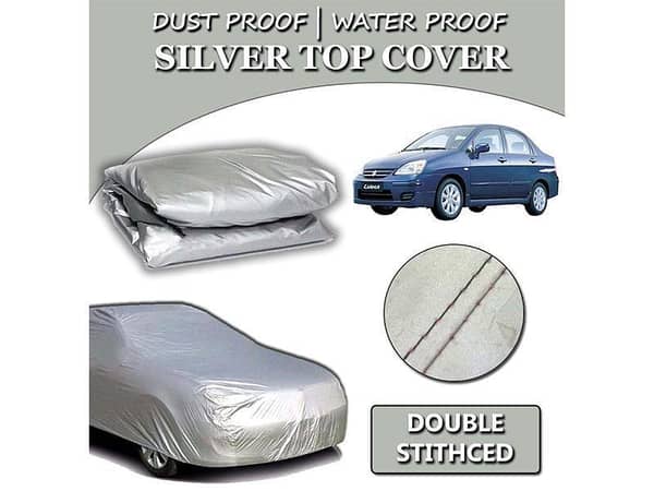 Suzuki Liana 2006-2014 Parachute Silver Car Top Cover | Heat Proof | Double Stitched