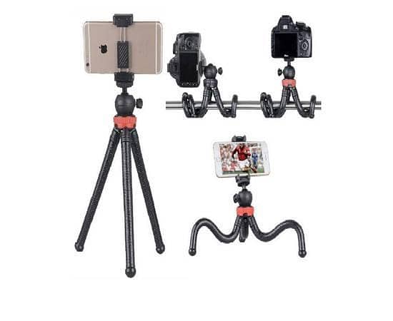 Tripod Flexible Octopus Gorilla Pod - Black