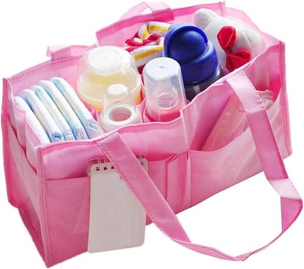 Baby Diaper Changing Bag - Portable Organizer for Bottles and Essentials