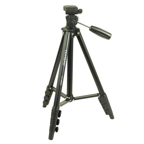 YUNGTENG VCT-680RM Tripod Stand for Cameras - Black