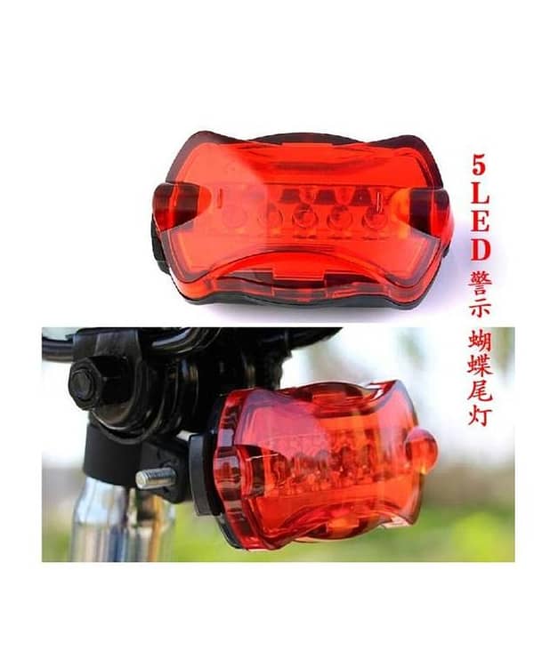 Bicycle Rear Tail Light with 5 LEDs