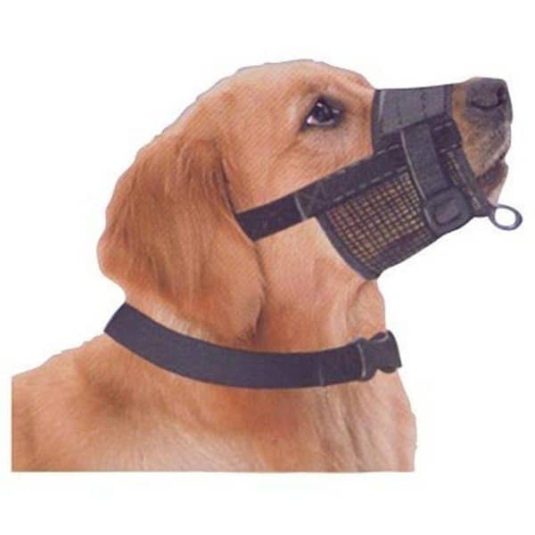 Pet Muzzles Net Gentle Dog Washable Muzzles Breathable Mesh Muzzles Nose Pad for Medium Large Dogs Stop Barking Biting and Chewing Safe and Comfortable 372l