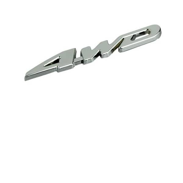 Metal 4WD Emblem Badge for All Wheel Drive Vehicles