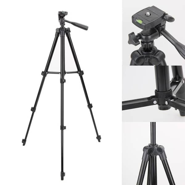 3120 Lightweight Video Tripod 3-way head mount camera tripod