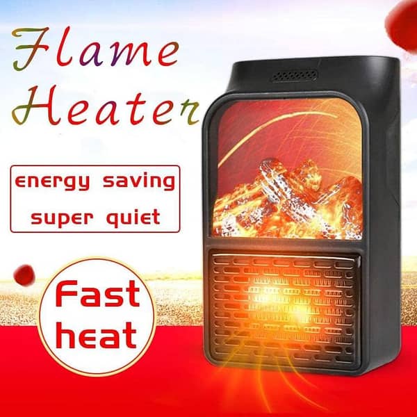 Electric Flame Heater 900 Watt With Remote
