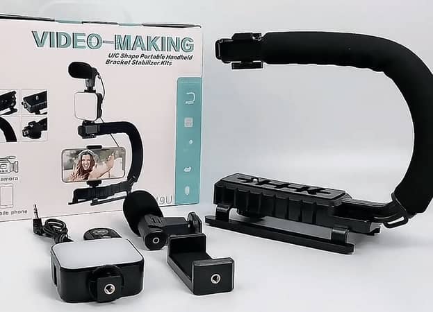 AY-49U U Shaped Video Making Handheld Stabilizer Kit Camera Gimbal