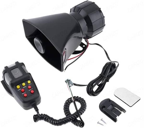 Car Siren Electronic Speaker Siren With MIC 100Watt Houter