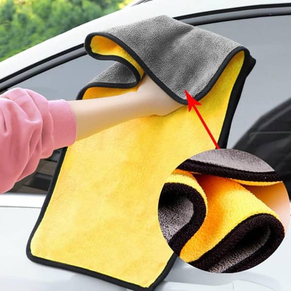 Microfiber Cleaning Cloth Double Sided Towel Cleaner Duster Size: 30*30cm