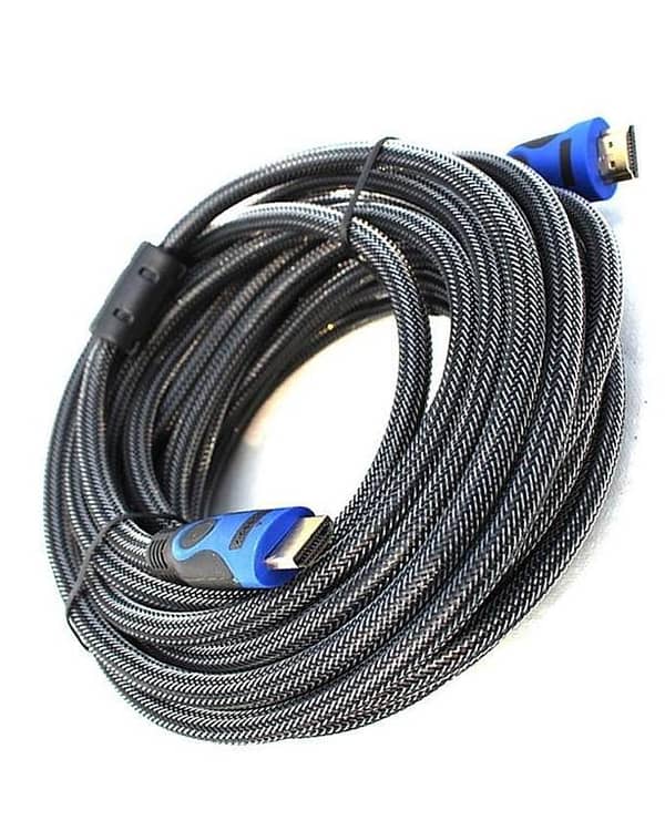 Hdmi Round Cable 30m - Blue (Supports 3D Visual Effects)