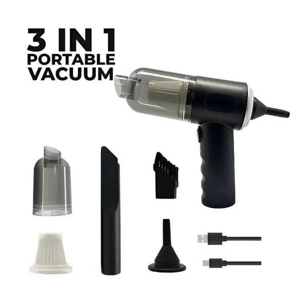 vaccum cleanee - vaccum cleaners for car - 3in1 vaccum cleaner - vaccum for home - duster blower - vaccum cleaner for carpet, sofa, interior, office and for home - powerful - rechargeble - portable - balon air pump car vacum cleaner for cleaning house
