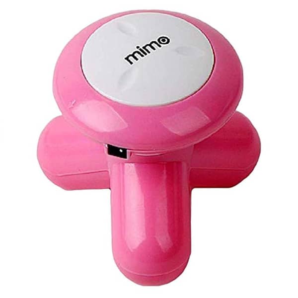 Triangle Vibration Portable Handheld Full Body Electric Massager - USB Cable and AAA Battery Compatible for Men and Women
