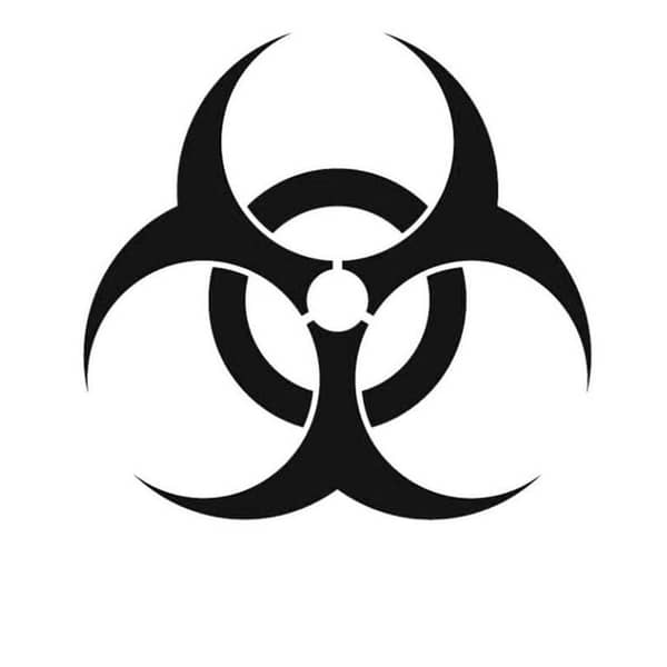Resident Evil Corporation Umbrella Sticker Black