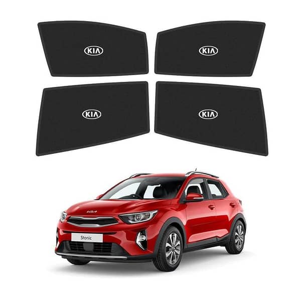 Sun Shades KIA Stonic with Logo