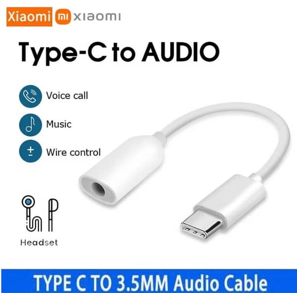 USB C to 3.5mm Headphone Jack Cable Adapter, Type C 3.1 Male Port to 3.5 mm Female Stereo Audio Headphone Aux Connector