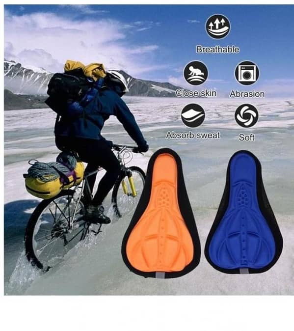 Bicycle Soft Silicone 3D Gel Pad Cushion Cover