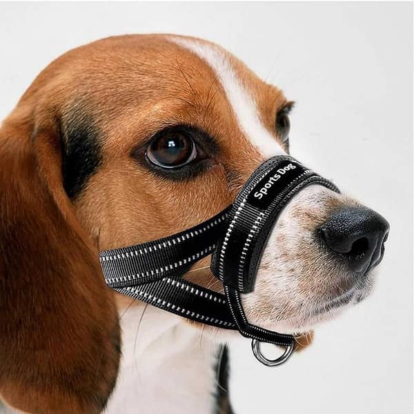 Pet Muzzles Strip Medium Size Washable Strap Breath Mouth Cover for Medium Dog Stop Barking Biting and Chewing Safe and Comfortable 2895