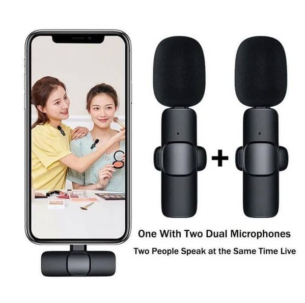 K9 Wireless Collar Mic Android Type C Supported Wireless Microphone