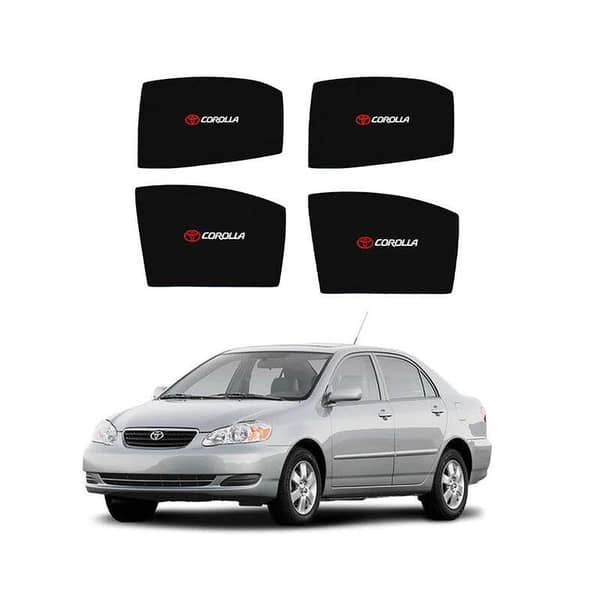 Sun Shades Toyota Corolla (2005-2009) with Logo