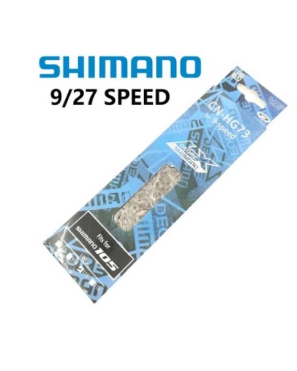 SHIMANO DEORE CN HG73 9/27 Speed Chain 116L With Quick Release Links HG 9 Speed Freewheel Shifting Chain MTB Mountain Road Bike