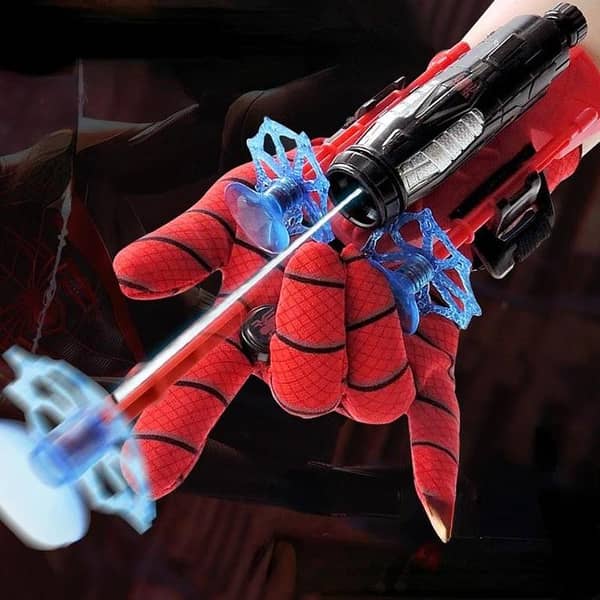 Hero Launcher, Spider Launcher Gloves, Kids Spider Hero Gloves, Super Spider Launcher, Spiderman Gloves, for Spider-Man Cosplay, Fun Educational Toy