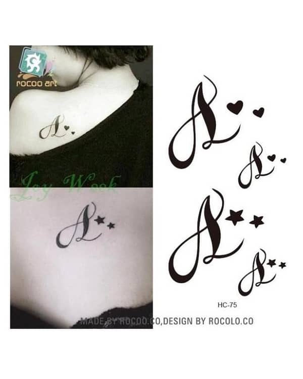 Llittle Music Love Flash Tattoo Sticker