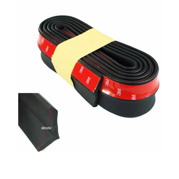 Bumper Lips - Black - 5cm(width) x 250cm(length)