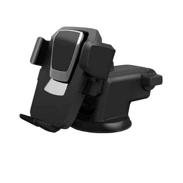 Universal Suction Cup Long Handle Car Holder - Black