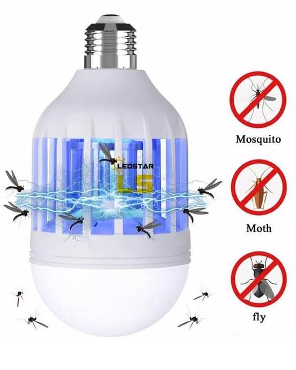 15W LED Mosquito Bulbs - Material: Plastic