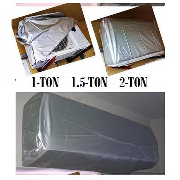 AC Dust Cover For Indoor & Outdoor Unit - Silver (1.5 Ton)