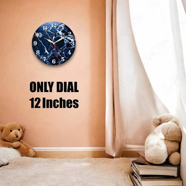 DIY Colorful Wooden World Map Wall Clock by Gift City - 127cm Large for Home and Office
