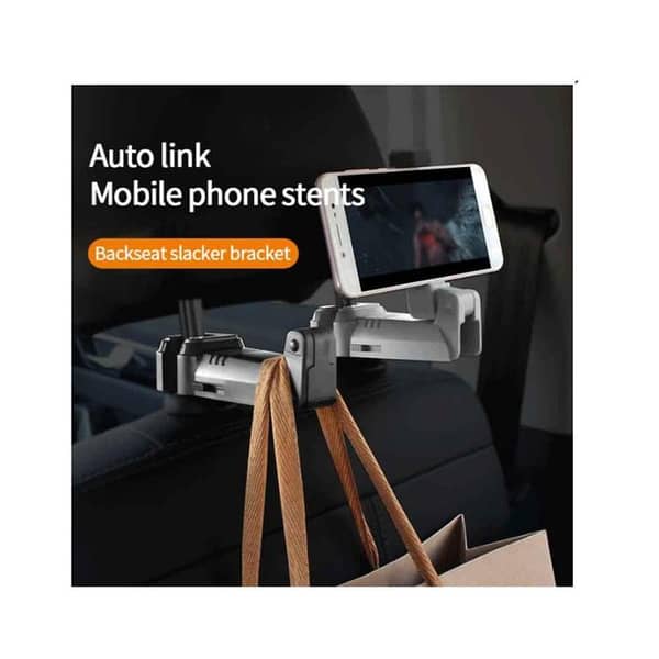 Two-in-one Car Rear Seat Hook Bracket And Mobile Phone Holder K336
