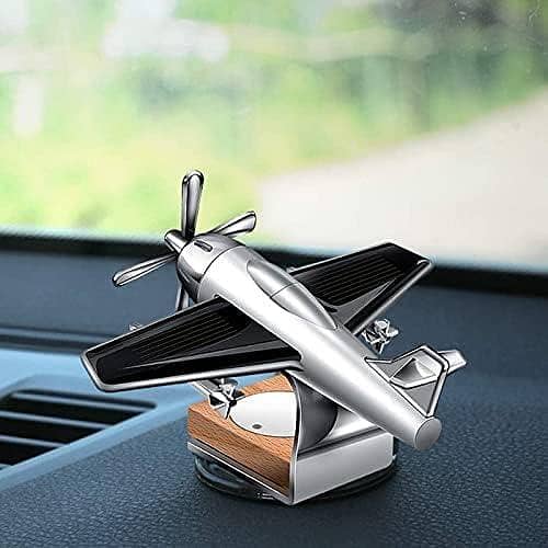 Solar Energy Plane Air Freshener Silver