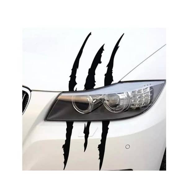 Reflective Monster Stripe Claw Applique - 40cm x 12cm for Cars