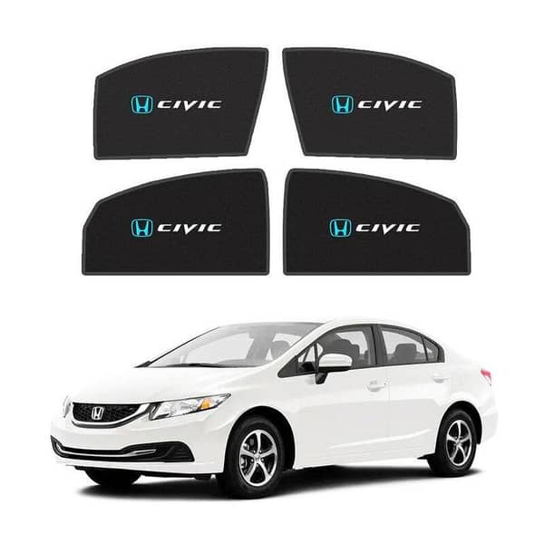 Sun Shades Honda Civic (2013 to 2016) with Logo