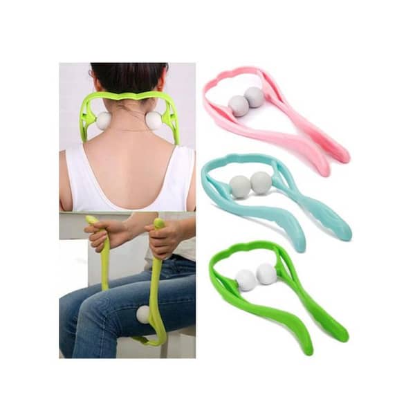 Pressure Point Therapy Massager Comfortable Neck Massager Roller Shoulder Back Pain Ball Self-massage