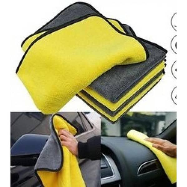 Microfiber Cleaning Cloth Double Sided Towel Cleaner Duster  Size: 30*30cm