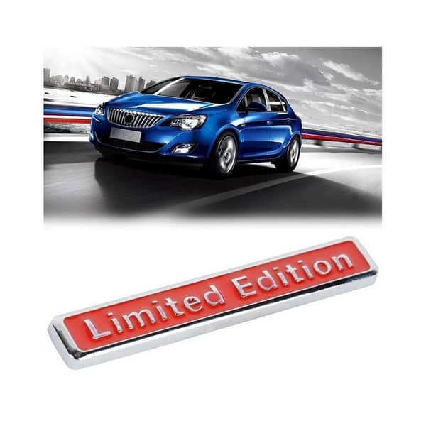 Limited Edition 3D Metal Chrome Car Sticker