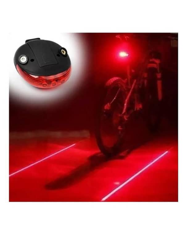 Waterproof Bicycle Light 5LED+2Laser Rear Tail Light for Bicycle