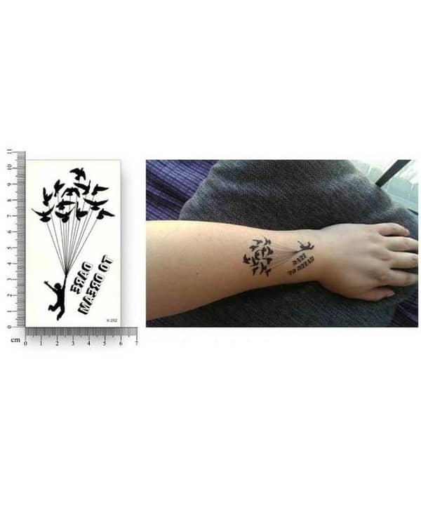 Water Switch Black Textual Content Dare To Dream Tattoo Cool Body Artwork