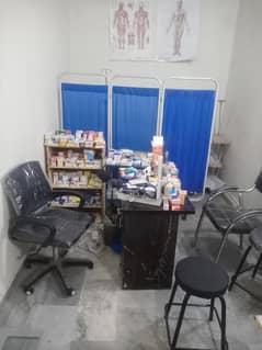 Clinic furniture and setup