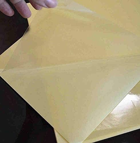 10pcs A4 PET Transparent Self-adhesive Paper Label Stickers For Laser Printing Waterproof Anti-Scratch Scrathproof KS
