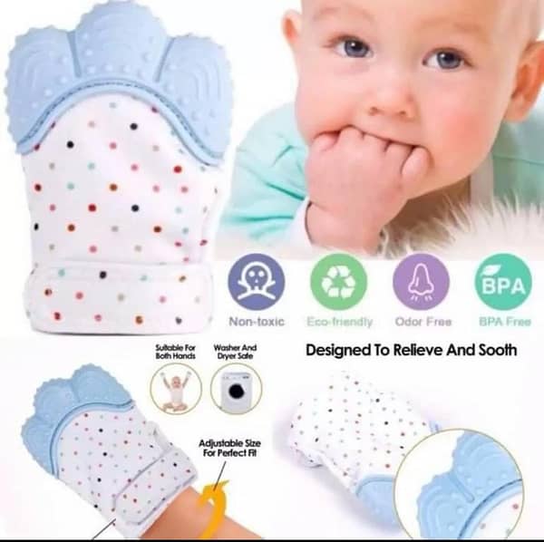 Teether Glove For Kids/Infant BPA Free