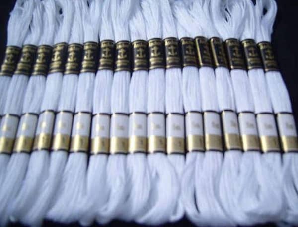6 Anchor 8m Stranded Cotton Cross stitch skein embroidery thread 6pcs-KS