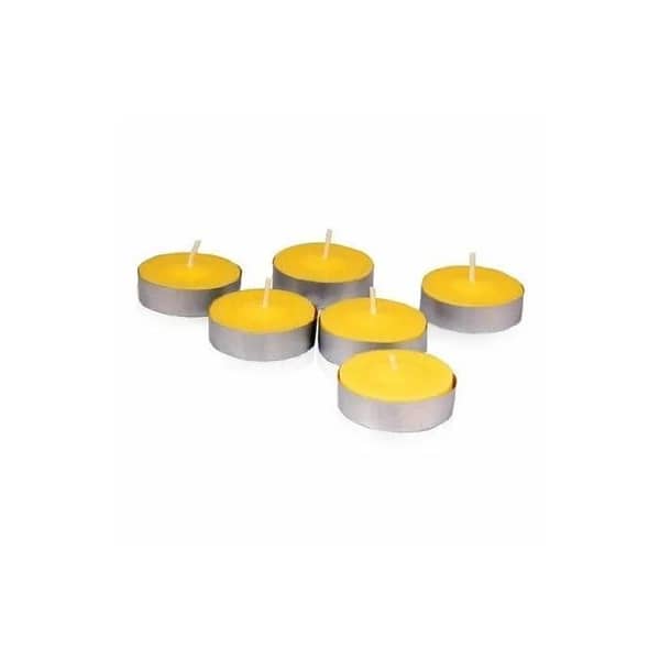 Pack Of 10 - Romantic Floating Tea Light Sweet Scented Wax Candles,-(K. S. )